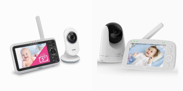 Side by side comparison of VTech VM350 and VAVA 720p BabyMonitor.