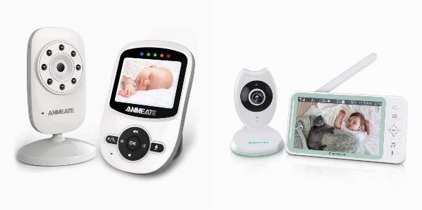 Side by side comparison of ANMEATE Baby Monitor and HeimVision Baby Monitor HM132.