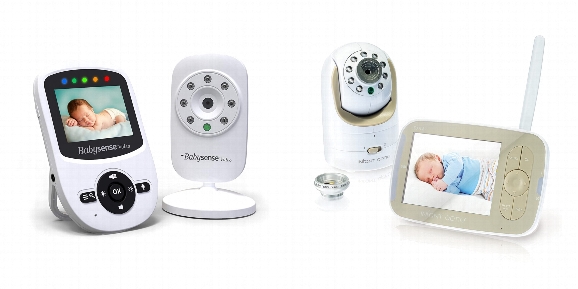 Side by side comparison of Babysense Video Baby Monitor V24US and Infant Optics DXR-8.