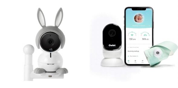Side by side comparison of Arlo Baby and Owlet Duo.
